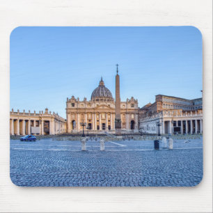 St. Peter's Square in Vatican City - Rome, Italy Mouse Mat