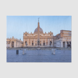 St. Peter's Square in Vatican City - Rome, Italy Tissue Paper