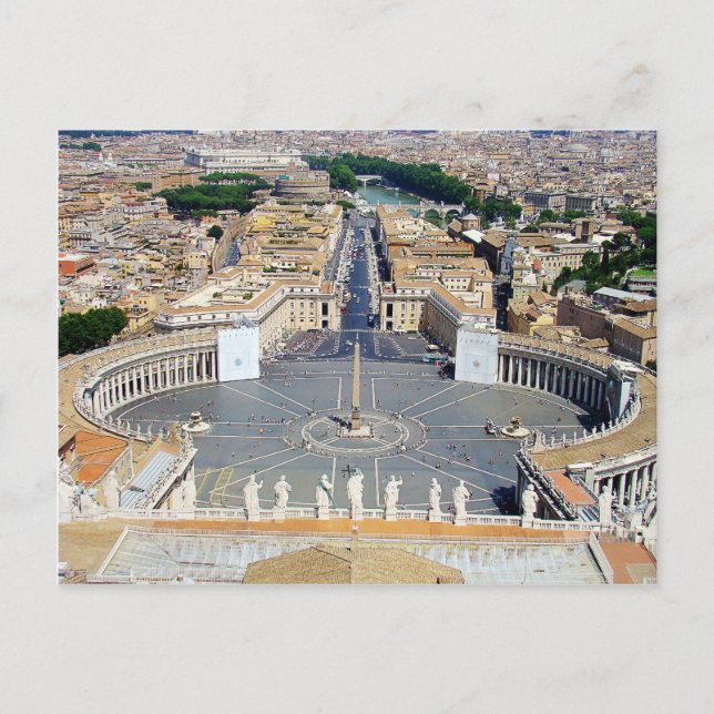 St. Peter's square Postcard (Front)