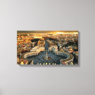 St. Peter's Square Vatican City Canvas Print