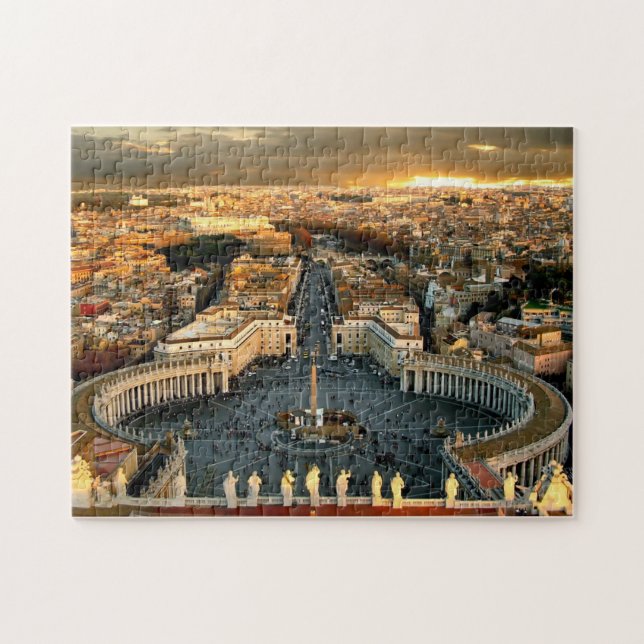 St Peter's Square Vatican Jigsaw Puzzle (Horizontal)