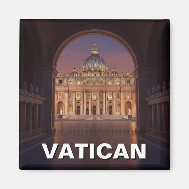 St Peters Vatican City Travel Magnet (Front)