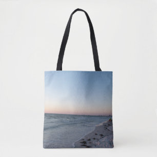 St Petersburg Beach Pastel Sunset Shoreline Tote Bag