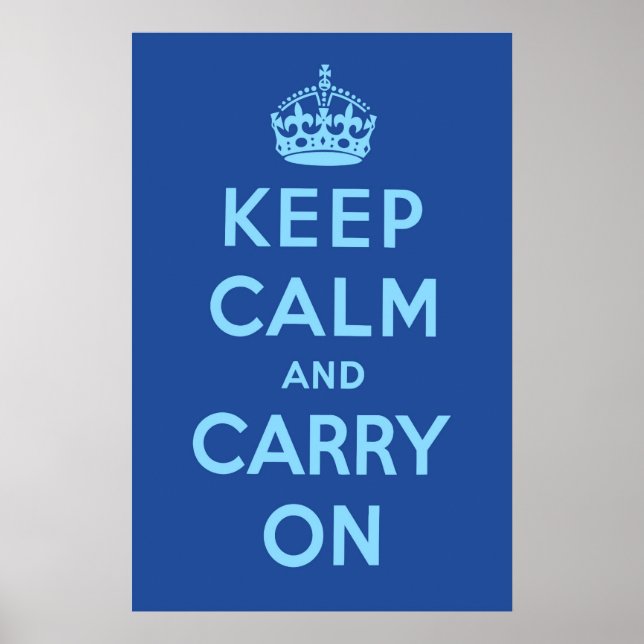 St. Petersburg Blue Poster (Front)