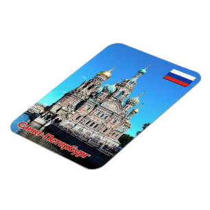 St. Petersburg - Church - Russia - Magnet
