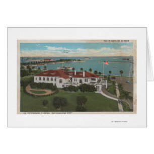 St. Petersburg, FL - Aerial of Yacht Club &