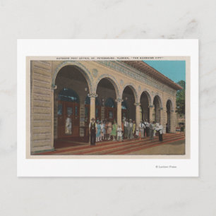 St. Petersburg, FL - Exterior View of Post Postcard