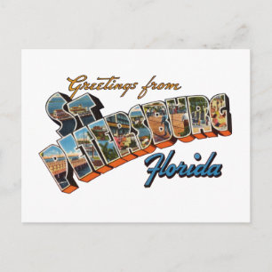 St Petersburg FL Postcard