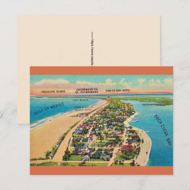 St Petersburg FL Postcard (Front/Back)