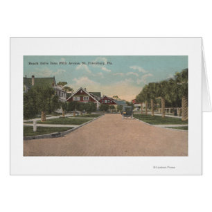 St. Petersburg, FL - View of Beach Dr & 5th Ave