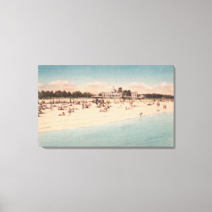 St. Petersburg, FL - Waterfront View of Canvas Print