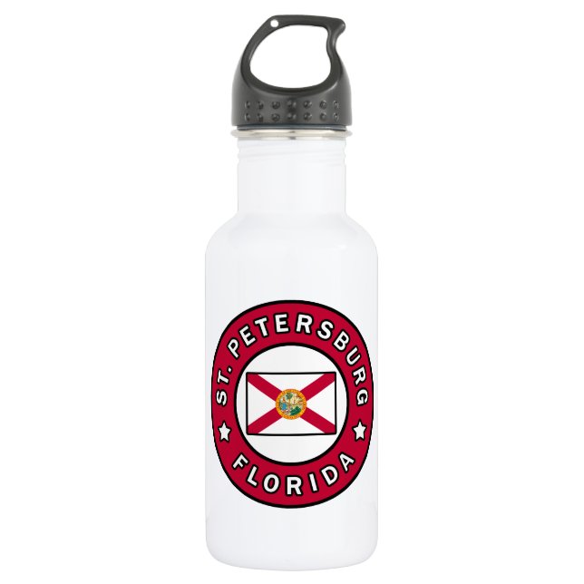 St. Petersburg Florida 532 Ml Water Bottle (Front)