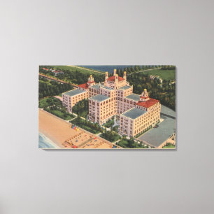 St. Petersburg, Florida - Aerial of Don Ce-Sar Canvas Print