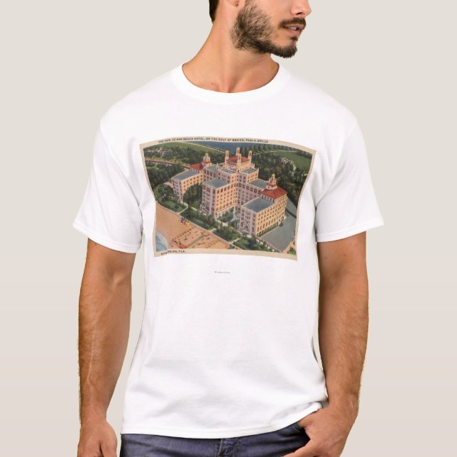 St. Petersburg, Florida - Aerial of Don Ce-Sar T-Shirt (Front)