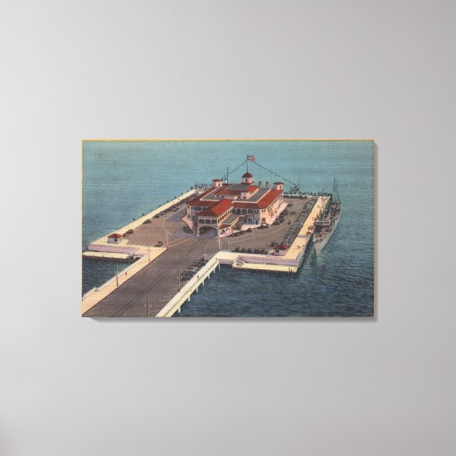 St. Petersburg, Florida - Aerial of Million Canvas Print (Front)