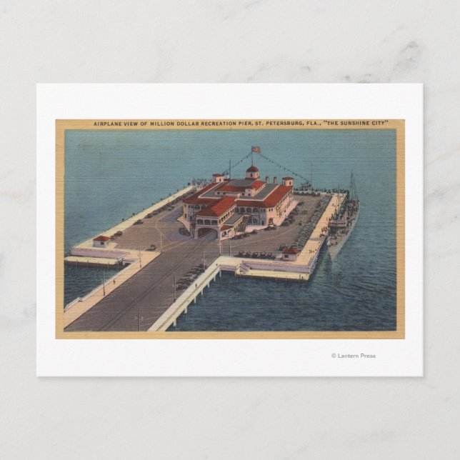 St. Petersburg, Florida - Aerial of Million Postcard (Front)