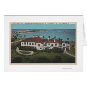 St. Petersburg, Florida - Aerial of Yacht