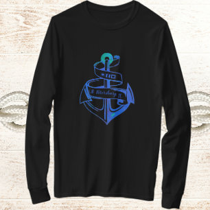 St Petersburg Florida Blue Kedge Anchor T-Shirt