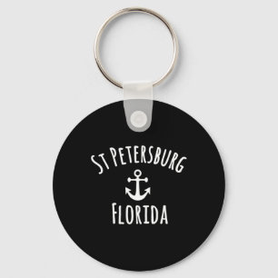 St Petersburg Florida Boating Sailing Nautical Boa Key Ring