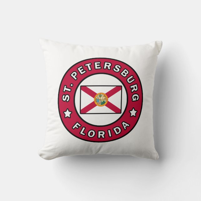 St. Petersburg Florida Cushion (Front)