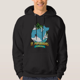 ST PETERSBURG FLORIDA Cute Baby Dolphin Beach Souv Hoodie