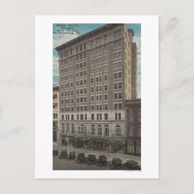 St. Petersburg, Florida - Exterior View of Pheil Postcard (Front)