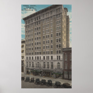 St. Petersburg, Florida - Exterior View of Pheil Poster