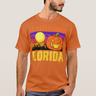 St Petersburg Florida Happy Halloween Party Local T-Shirt