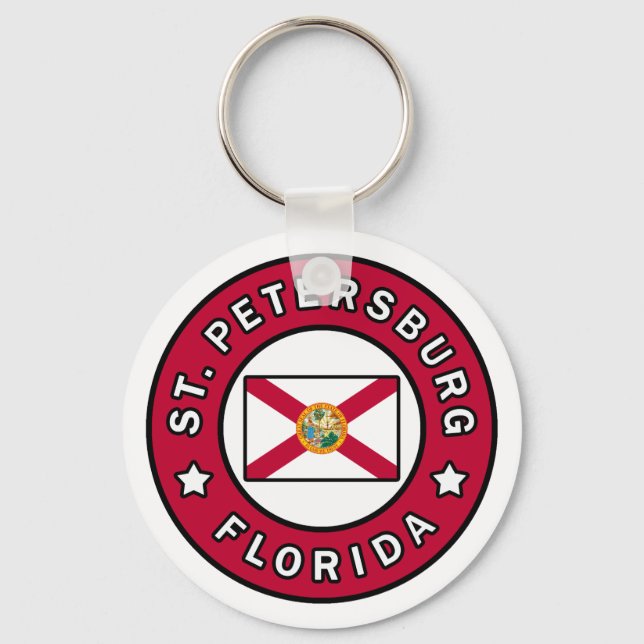 St. Petersburg Florida Key Ring (Front)