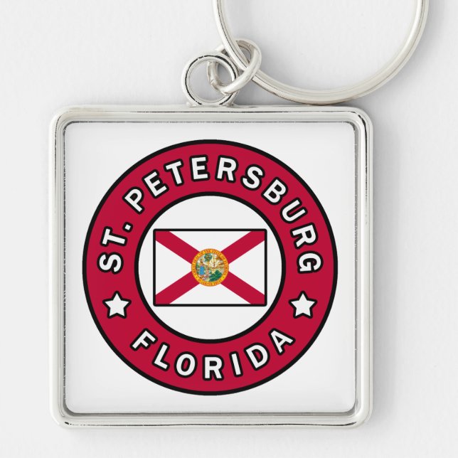 St. Petersburg Florida Key Ring (Front)