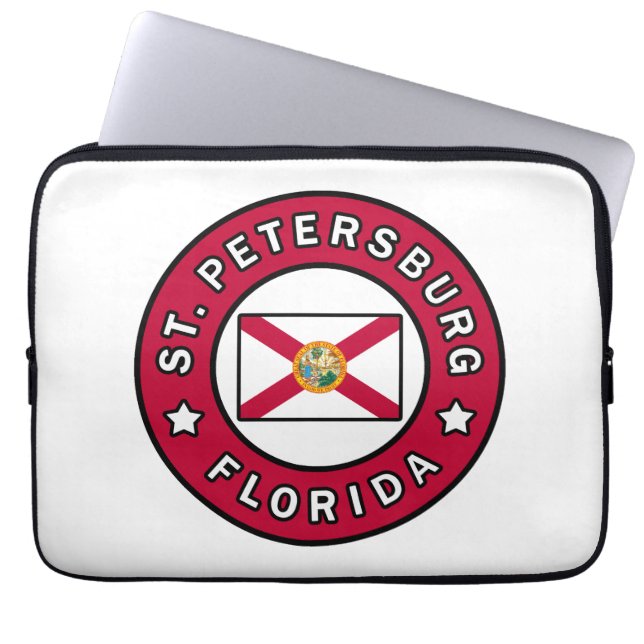 St. Petersburg Florida Laptop Sleeve (Front)
