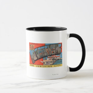 St. Petersburg, Florida - Large Letter Scenes Mug