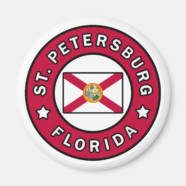 St. Petersburg Florida Magnet (Front)
