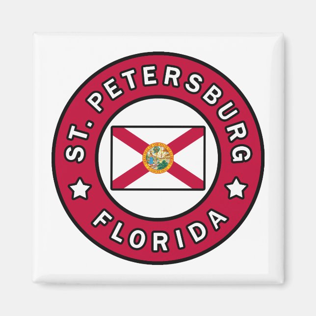 St. Petersburg Florida Magnet (Front)
