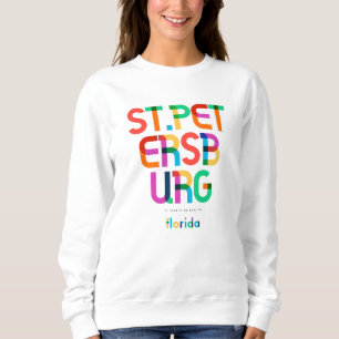 St. Petersburg Florida Mid Century, Pop Art, Sweatshirt