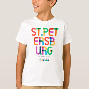 St. Petersburg Florida Mid Century, Pop Art, T-Shirt