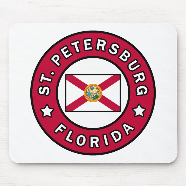 St. Petersburg Florida Mouse Mat (Front)