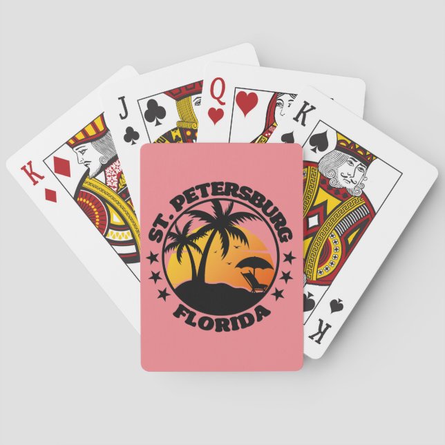 St. Petersburg,Florida Playing Cards (Back)