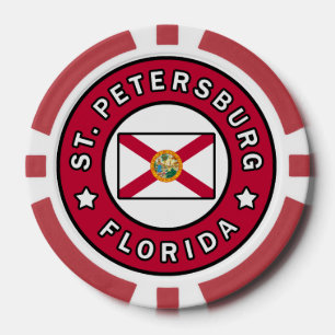 St. Petersburg Florida Poker Chips