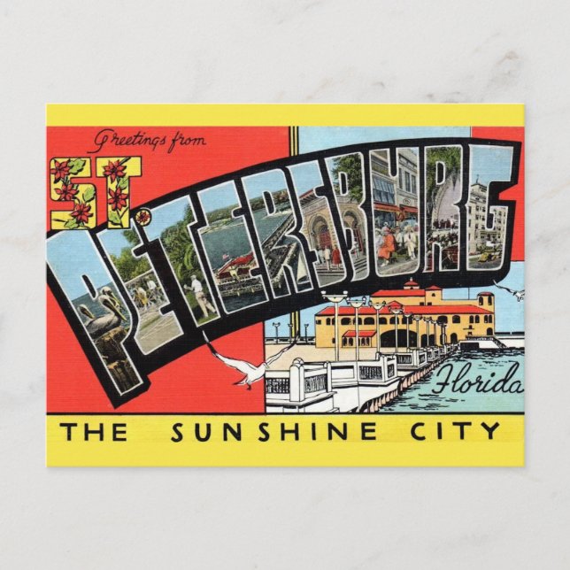 St Petersburg Florida  Postcard (Front)