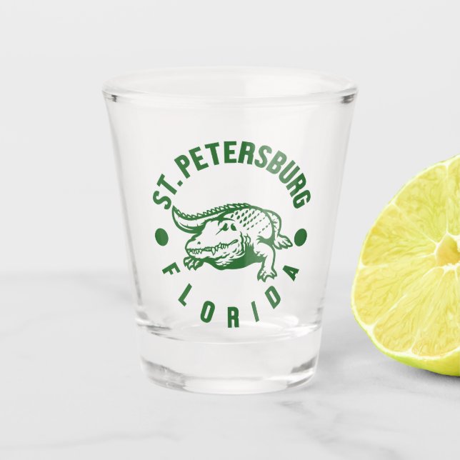 St. Petersburg,Florida Shot Glass (Front)