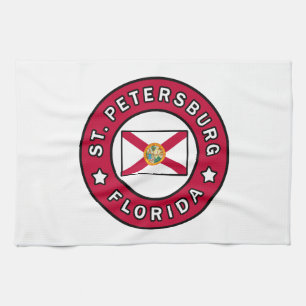 St. Petersburg Florida Tea Towel