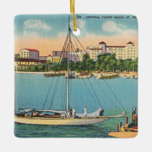 St. Petersburg Florida Waterfront Ceramic Ornament