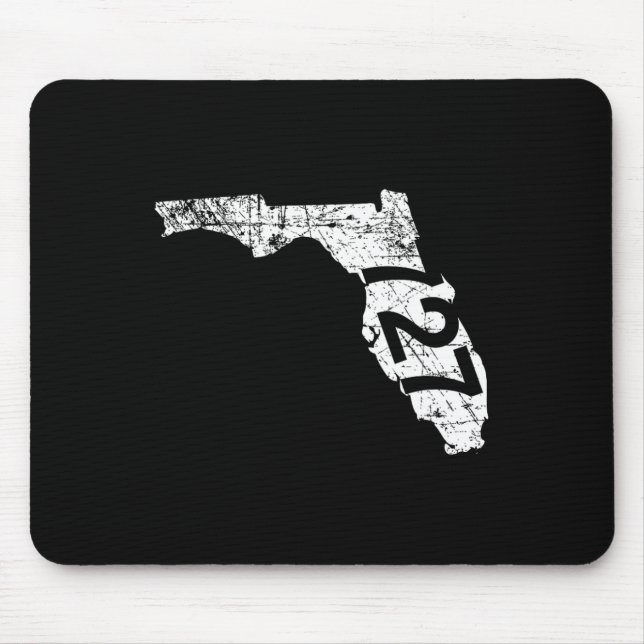 St. Petersburg Holiday Area Code 727  Mouse Mat (Front)