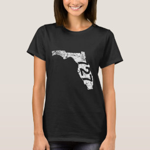 St. Petersburg Holiday Area Code 727 T-Shirt