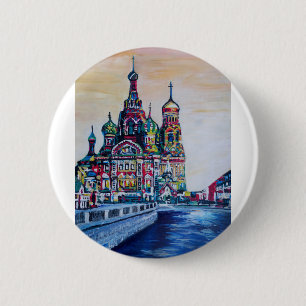 St Petersburg I 6 Cm Round Badge