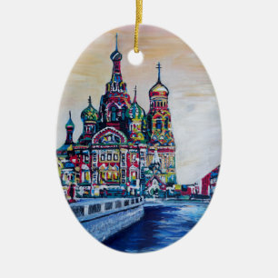 St Petersburg I Ceramic Tree Decoration
