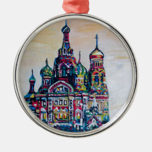 St Petersburg I Metal Tree Decoration