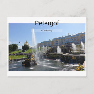 St. Petersburg, Petergof Postcard