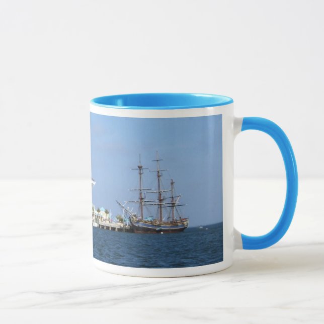 St Petersburg Pier & HMS Bounty Mug (Right)